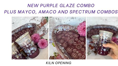 Kiln Opening In Preparation For Christmas Markets And New Purple Combo