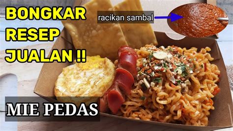 Pedesnya Nikmat Mie Pedas Resep Mie Instan Pedas Ide Jualan