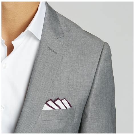 How to Fold a Pocket Square for a Wedding - The Groomsman Suit