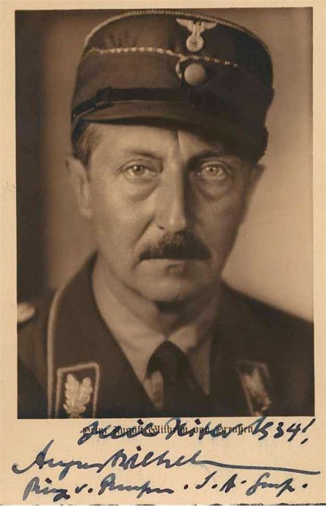 Prinz August Wilhelm Von Preussen During Wwii Post Tenebras Lux