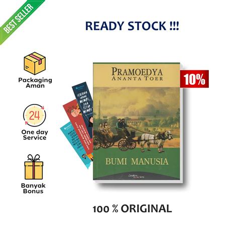 Jual Original Buku Bumi Manusia Pramoedya Ananta Toer Shopee Indonesia