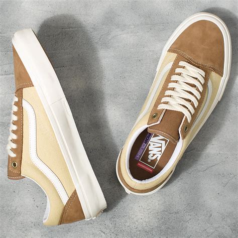 Tênis Vans Skate Old Skool Nubuck Canvas Brown Yerbah Skate Shop