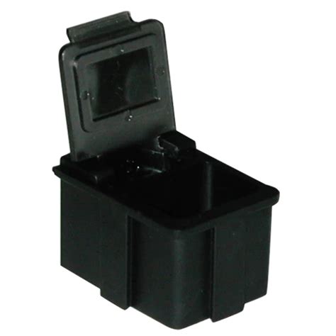 Esd Safe Smd Component Storage Boxes Conductive Plastic Black Lids