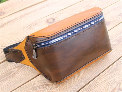 Pdf Pattern Leather Waist Bag Fanny Pack Bumbag Etsy