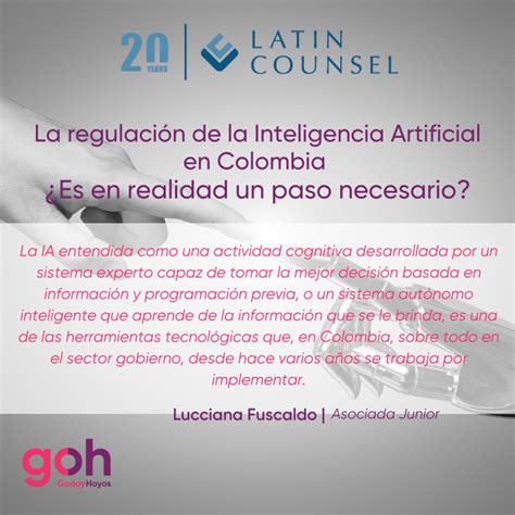 La Regulación De La Inteligencia Artificial En Colombia ¿es En Realidad