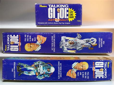 Hasbro G I Joe Adventure Team Talking Astronaut Hard Hand Box