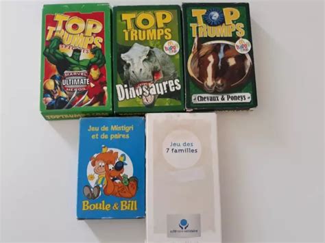 Lot De Paquets De Cartes Top Trumps Et Autres Eur Picclick Fr