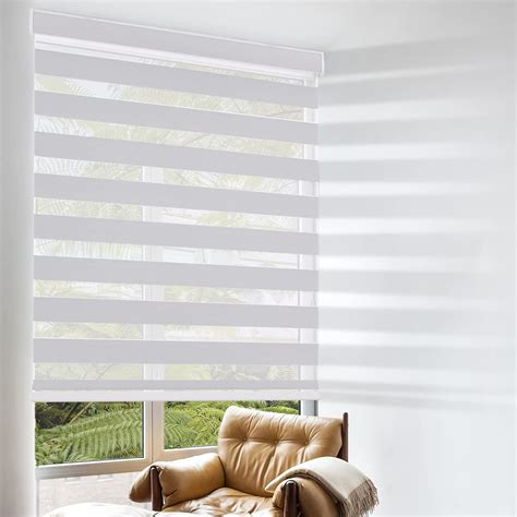 Cordless Zebra Blinds For Windows Custom Size Zebra Roller