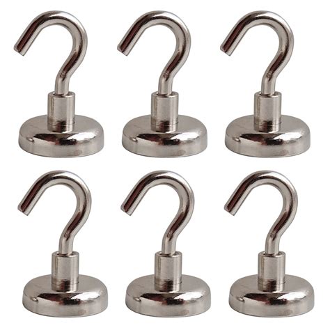 Hulless Powerful 48LB Magnetic Hooks, Strong Neodymium Magnet Hook, Multi Use 646437619325 | eBay