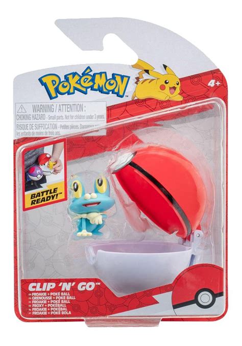 Pokemon Clip N Go Froakie And Poke Ball Shop Today Get It Tomorrow