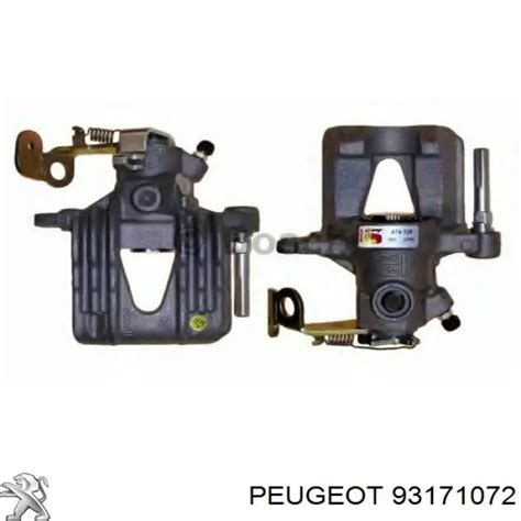 93171072 Peugeot Citroen Pinza De Freno Trasero Derecho