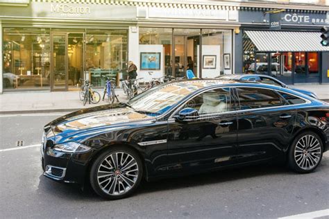 Luxury New Black Jaguar Xj Autobiography Lwb Driving Editorial