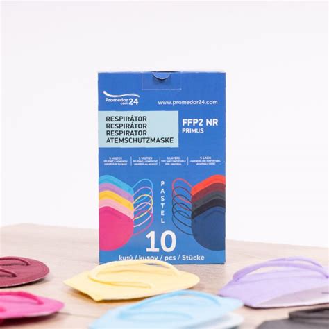 Set Di 10 Mascherine FFP2 Di Colore Nero O Colorate Troppotogo