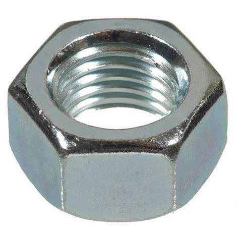 Silver Corrosion Resistance Polished Finish Stainless Steel Hex Nuts At