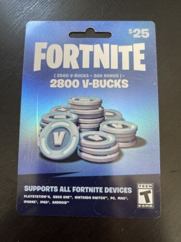 Fortnite 2800 V Bucks Cardのebay公認海外通販｜セカイモン