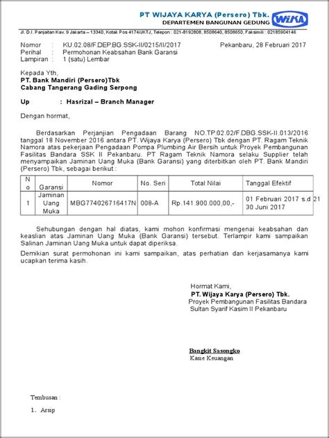 Surat Roya Dari Bank Perumperindo Co Id