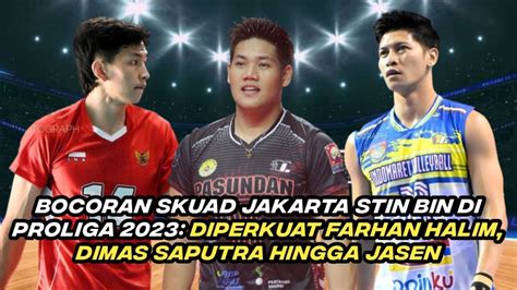 Bocoran Skuad Jakarta STIN BIN Di Proliga 2023 Diperkuat Farhan Halim