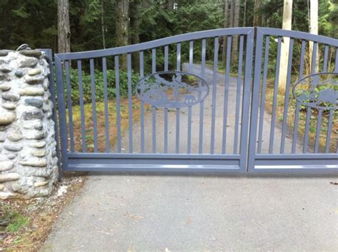 Driveway Gates Custom Aluminum Swing Driveway Gates Falcon Crest