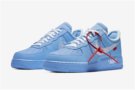 Off-White Nike Air Force 1 Low MCA Blue Release Date - SBD