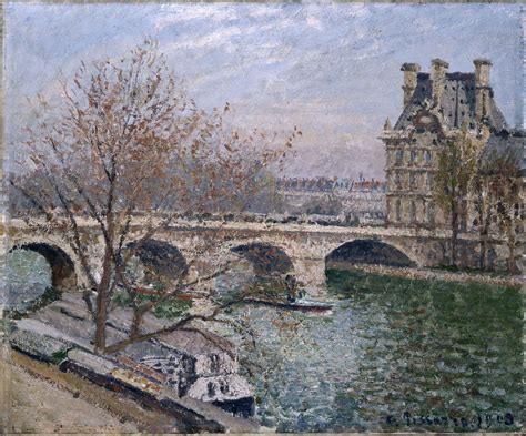 Https Flic Kr P 2coSVzc Camille Pissarro Le Pont Royal Et Le