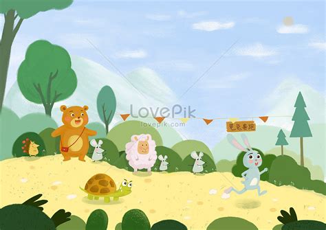 Tortoise and rabbit race illustration image_picture free download ...