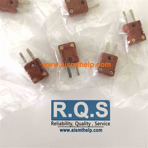 K Type Miniature Plug Male Type Red One K Type Thermocouple