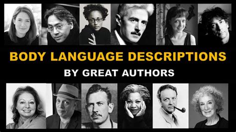 12 Examples of Body Language Descriptions by Great Authors