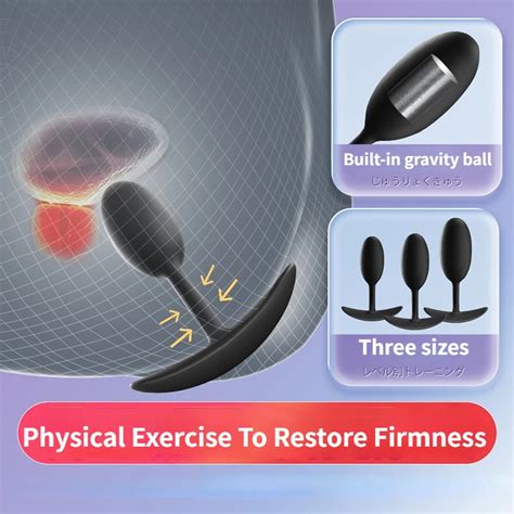 Tap N Anal De Gravedad Con Bola De Acero Integrada Masturbaci N Orgasmo