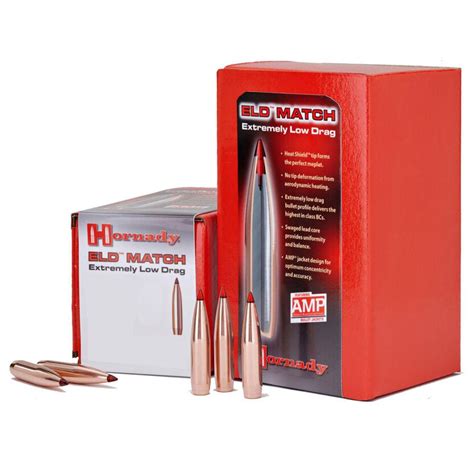 Bullseye North Hornady ELD Match Projectiles 284 7mm Caliber 284