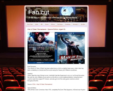 Visit the new and improved fancut.blogspot.com to watch some of the ...