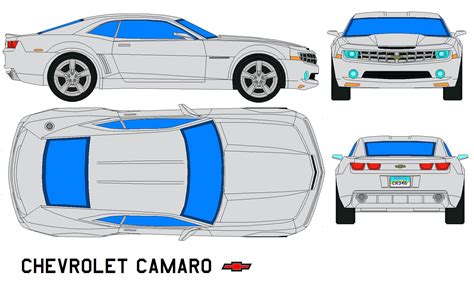 Camaro Blueprints For 3d Modeling