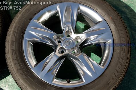 2015 Toyota Highlander Limited Oem Factory 19 Chromtec Wheels And Tires Ebay