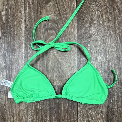 Aerie Green Bikini Bathing Suit Top All Items Are Depop
