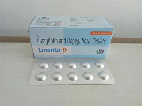 Linagliptin And Dapagliflozin Tablets Packaging Size 1010 Alu Alu At