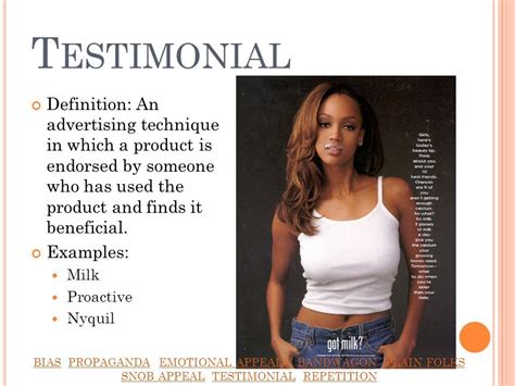 Testimonial Appeal Advertising