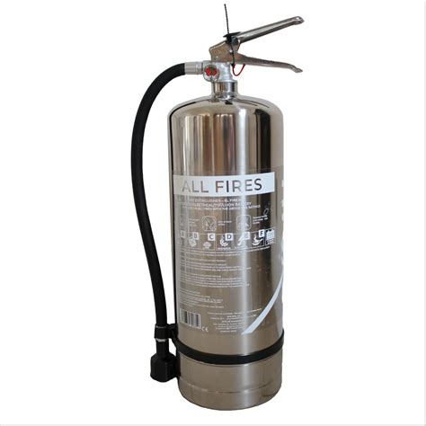 Firexo Extincteur En Acier Inoxydable 6 Litres 7 En 1 Pour Tous Les