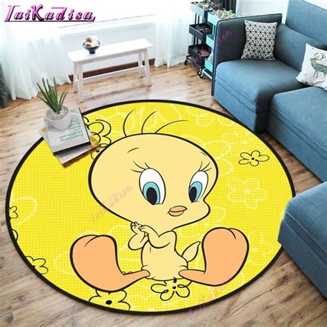 Hct 2497 Belle Tweety Tapis De Dessin Animé Mignon Tapis Tapis Enfants