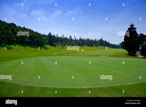 Golf course landscape Stock Photo - Alamy