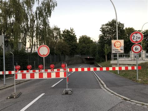 Flutmuldendurchfahrt Schwestergasse Liebigstra E Gesperrt Klartext La