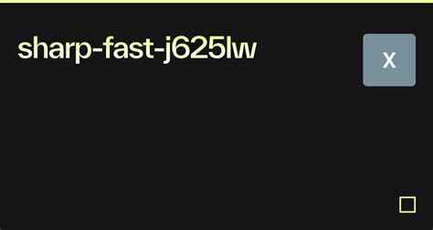 Sharp Fast J Lw Codesandbox