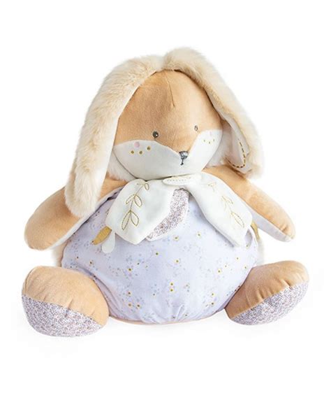 Peluche Range Pyjama Lapin De Sucre Blanc Doudou Et Compagnie