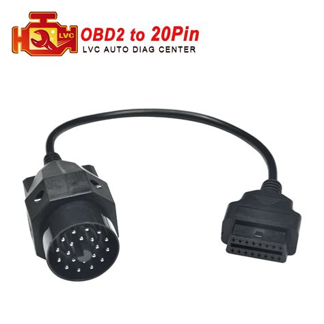 Buy Obd Obd Ii Adapter For Bmw 20 Pin To Obd2 16 Pin Female Connector For Bmw