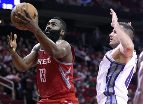 Harden Nets 34 Rockets Win 4th Straight Over Kings Inquirer Sports