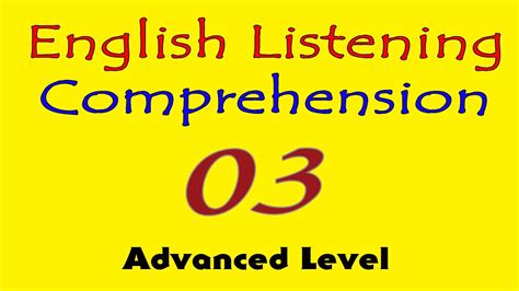 33 Minutes Of Advanced English Listening Comprehension American English Listening Practice 03