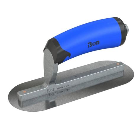 Bon Tool 8 In X 3 In Carbon Steel Pool Trowel With Comfort Wave