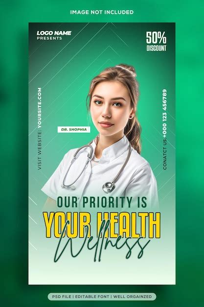 Premium Psd Medical Health Care Social Media Instagram Story Template