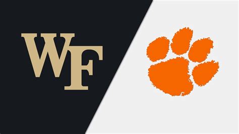 2 Wake Forest Vs Clemson 4 1 23 Stream The Game Live Watch Espn