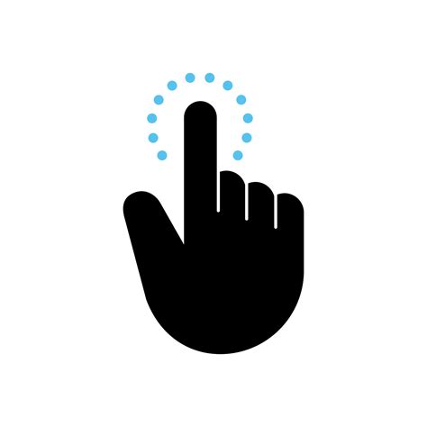finger touch screen gesture vector  vector art  vecteezy