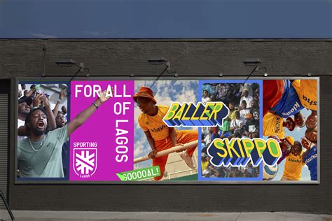 Sporting Lagos brand identity - Fonts In Use