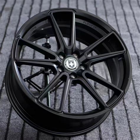 forged aluminum alloy wheels car rim hre ff matte black car rim